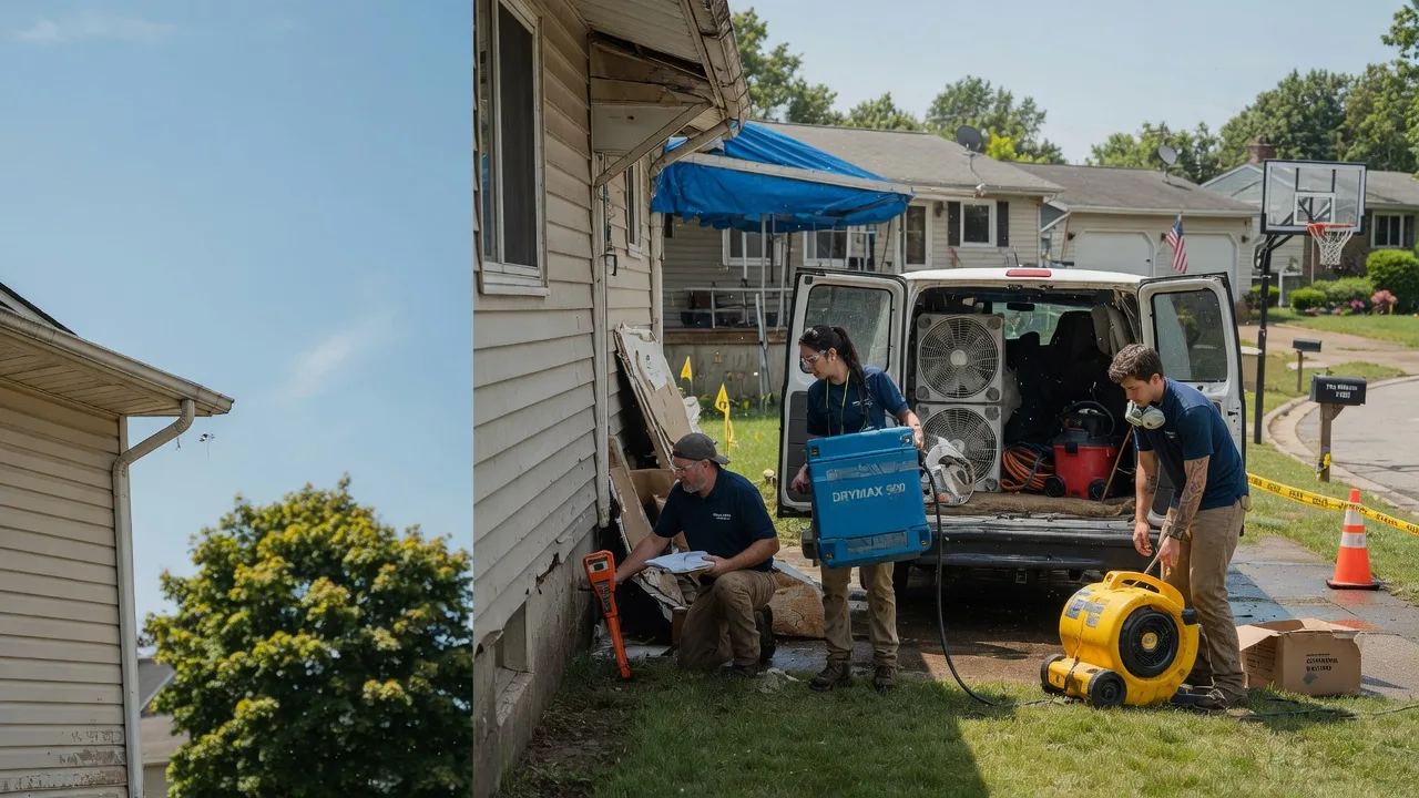 Ceiling Leak Cleanup in Herron, MI near me